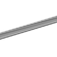 Трос жесткий 5 мм АРТ 8378 плетение 1X19 нержавеющая сталь А2