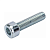 Винт с цилиндрической головкой и внутренним шестигранником М8х10 DIN 912 класс прочности 12.9 оцинкованная сталь